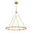 Crystorama Terrell 8 Light 29.5" Chandelier, Luxe Gold/White - TRL-2805-LG