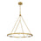 Crystorama Terrell 8 Light 29.5" Chandelier, Luxe Gold/White