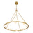 Crystorama Terrell 8 Light 29.5" Chandelier, Luxe Gold/White