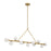 Crystorama Terrell 11 Light 46.5" Chandelier, Luxe Gold/White