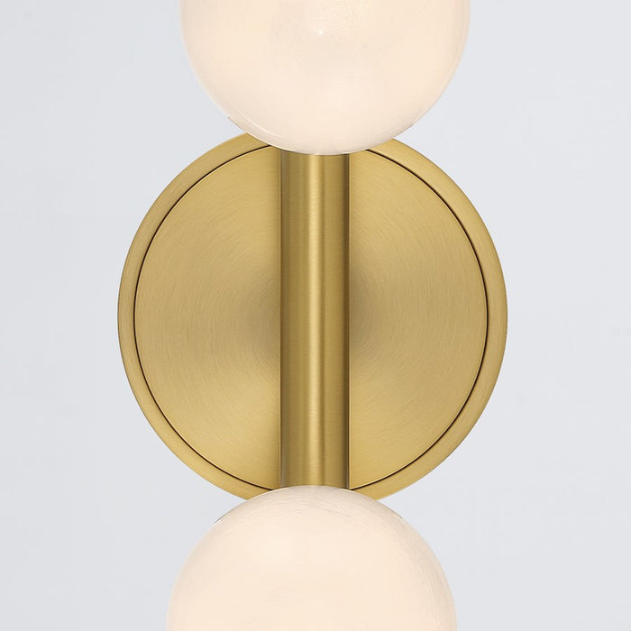 Crystorama Terrell 4 Light 24" Bathroom Vanity, Luxe Gold/White