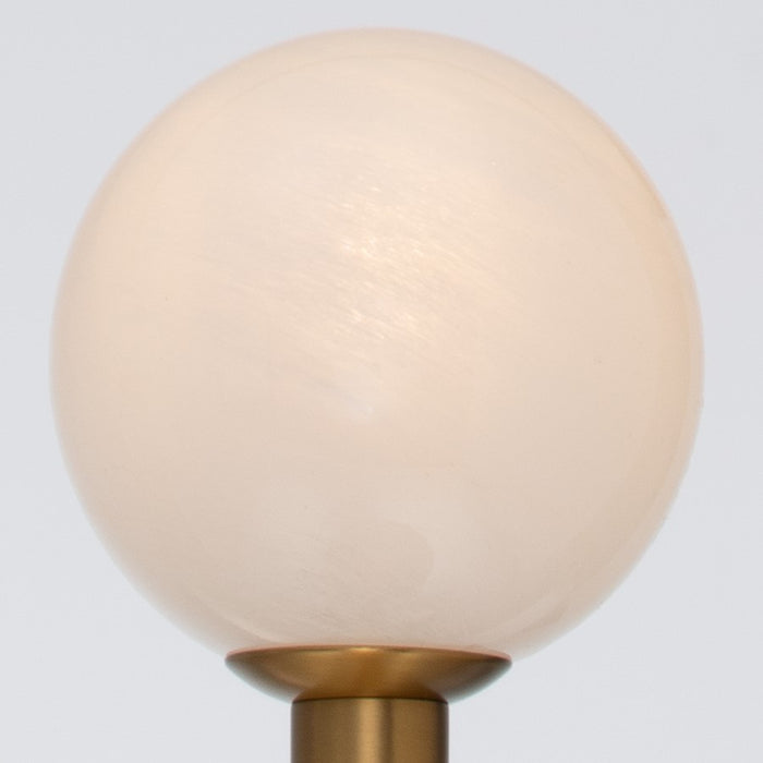 Crystorama Terrell 4 Light 24" Bathroom Vanity, Luxe Gold/White