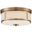 Crystorama Trevor 6.37" 2 Light Ceiling Mount