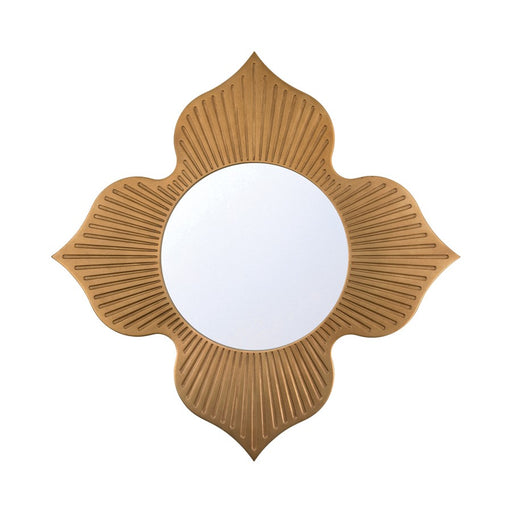 Crystorama Tullos 48" Mirror, Burnished Brass