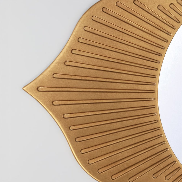 Crystorama Tullos 48" Mirror, Burnished Brass