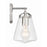 Crystorama Voss 1 Light Sconce, Polished Nickel/Clear Glass