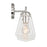 Crystorama Voss 3 Light Bath Light, Polished Nickel/Clear
