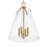Crystorama Voss 4 Light 15" Pendant, Luxe Gold/Clear