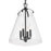 Crystorama Voss 4 Light 15" Pendant, Matte Black/Clear