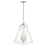 Crystorama Voss 4 Light 18" Pendant, Polished Nickel/Clear - VSS-7018-PN