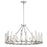 Crystorama Watson Chandelier, Polished Nickel