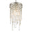 Crystorama Winfield 1 Light Mini Pendant, Antique Silver