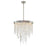 Crystorama Winfield 5 Light Chandelier, Antique Silver - WIN-215-SA-CL-MWP