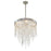 Crystorama Winfield 5 Light Chandelier, Antique Silver