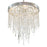 Crystorama Winfield 5 Light Chandelier, Antique Silver