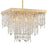 Crystorama Winham Chandelier, Antique Gold