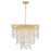 Crystorama Winham Chandelier, Antique Gold