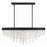 Crystorama Winham 8 Light 36" Chandelier, Black Forged