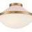 Crystorama Xander 2 Light Flush Mount, Vibrant Gold/Blush/White