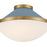 Crystorama Xander 2 Light Flush Mount, Vibrant Gold/Blue/White