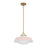 Crystorama Xander 1 Light 16" Pendant, Vibrant Gold/Blush