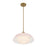 Crystorama Xander 1 Light 16" Pendant, Vibrant Gold/Blush