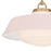Crystorama Xander 3 Light 20" Pendant, Vibrant Gold/Blush