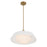 Crystorama Xander 3 Light 20" Pendant, Vibrant Gold/White