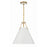 Crystorama Xavier 3 Light Pendant, Vibrant Gold