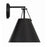 Crystorama Xavier 1 Light Task Sconce, Matte Black