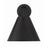 Crystorama Xavier 1 Light Task Sconce, Matte Black