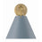 Crystorama Xavier 1 Light Task Sconce, Vibrant Gold/Blue