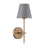 Crystorama Xavier 1 Light Sconce, Vibrant Gold/Blue