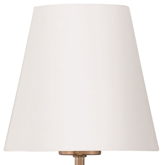 Crystorama Xavier 6 Light Chandelier, Vibrant Gold/White