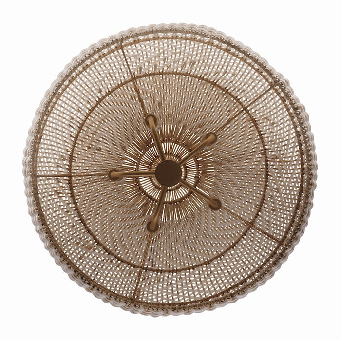 Crystorama Zanzibar 5 Light Chandelier, Soft Gold