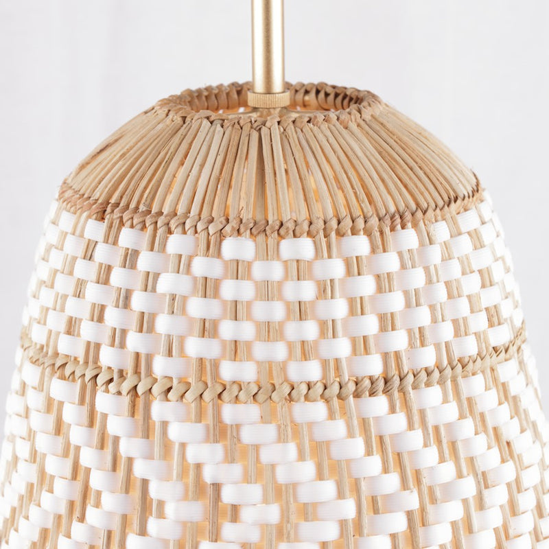 Crystorama Zanzibar 1 Light Mini Pendant, Soft Gold