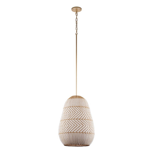 Crystorama Zanzibar 3 Light Pendant, Soft Gold