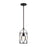 Crystorama Zucca 1 Light Pendant, English Bronze/Antique Gold