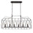 Crystorama Zucca 6 Light Chandelier, English Bronze/Antique Gold