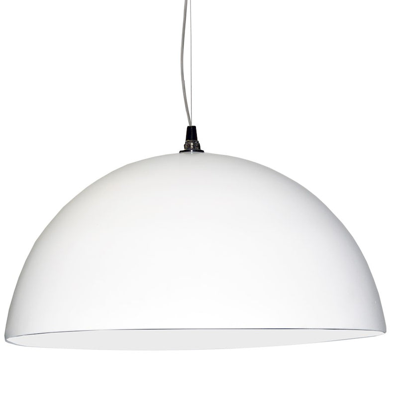 Dainolite 31in 3-Light Pendant | Painted White Metal | Kitchen Island & Dining Room | 31 x 31 x 16 in | Model 114-313P-WH
