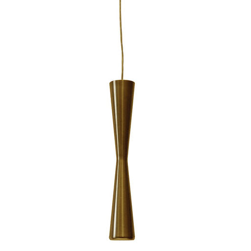 Dainolite 8901LED 2in 1-Light LED Pendant | Vintage Bronze and Clear Acrylic | Kitchen Island & Dining Room | 2 x 2 x 12 in | Model 8901LED-1P-VB