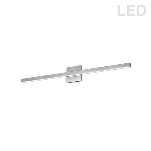 Dainolite Arandel 36in 1-Light Wall Sconce | Modern Polished Chrome and White Acrylic | Hallway & Bathroom | Model ARL-3724LEDW-PC