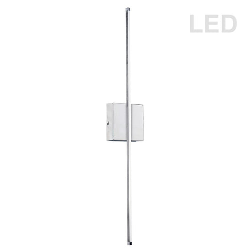 Dainolite Array 24in 1-Light LED Down Wall Sconce | Modern Polished Chrome Metal | Hallway & Bathroom Accent | 831 Lumens | Model ARY-2519LEDW-PC