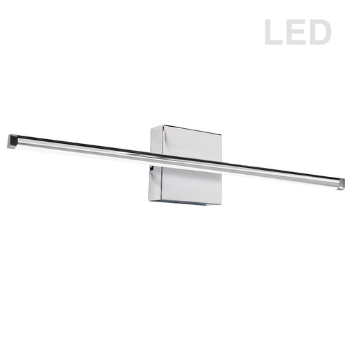 Dainolite Array 36in 1-Light LED Wall Sconce | Modern Polished Chrome Metal | Hallway & Bathroom Accent | 36 x 2 x 5 in | Model ARY-3630LEDW-PC