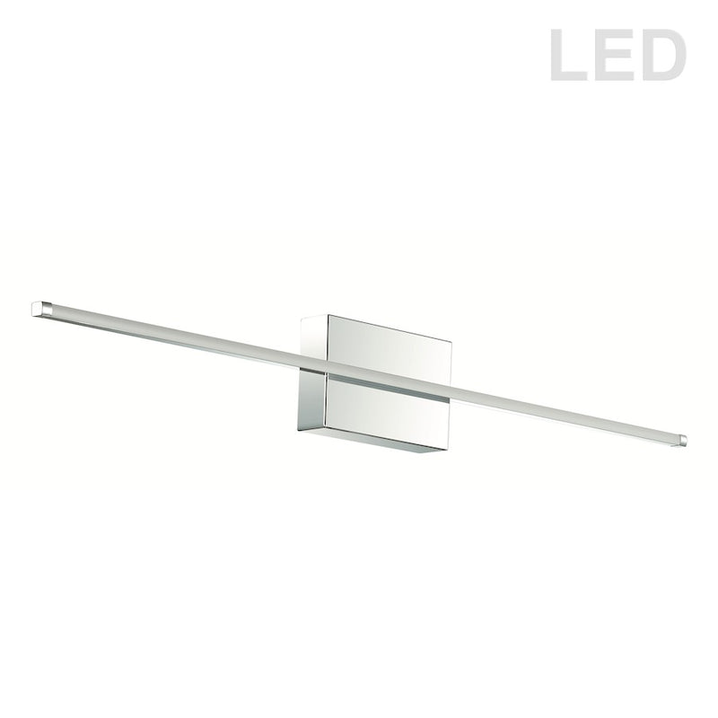 Dainolite Array 36in 1-Light Wall Sconce | Modern Polished Chrome Metal | Hallway & Bathroom Accent | 2217 Lumens, 3000K, Dimmable | Model ARY-3730LEDW-PC