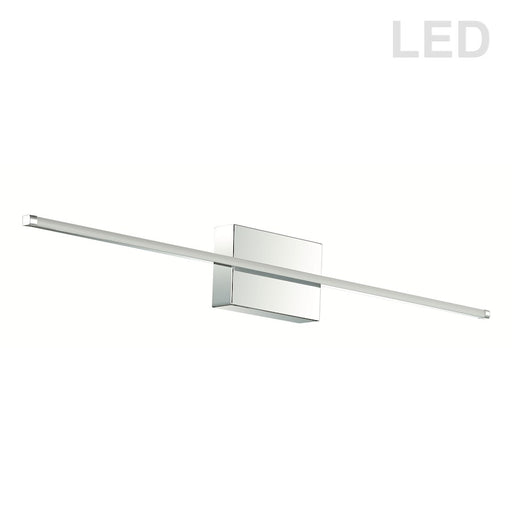 Dainolite Array 36in 1-Light Wall Sconce | Modern Polished Chrome Metal | Hallway & Bathroom Accent | 2217 Lumens, 3000K, Dimmable | Model ARY-3730LEDW-PC