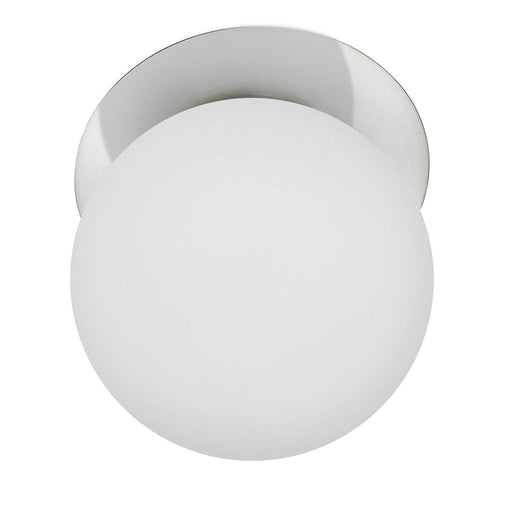 Dainolite Burlat 12.5in 1-Light Wall Sconce | Contemporary Polished Chrome Metal and White Glass | Hallway & Bathroom Accent | 12.5 | Model BUR-131W-PC-WH