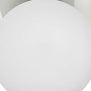 Dainolite Burlat 12.5in 1-Light Wall Sconce | Contemporary Polished Chrome Metal and White Glass | Hallway & Bathroom Accent | 12.5 | Model BUR-131W-PC-WH