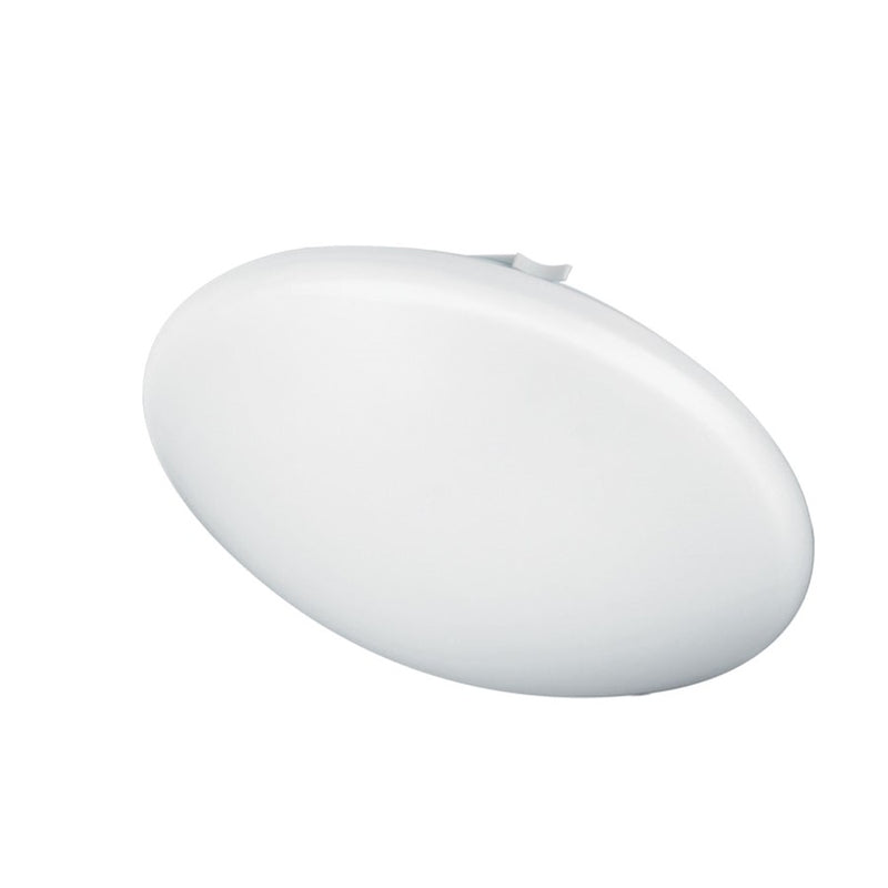 Dainolite LED 16in 1-Light Flush Mount | White Plastic/Metal | Kitchen & Hallway | 16 x 16 x 4 in | Model CFLED-A1622
