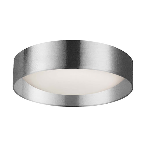 Dainolite Carmen 11in 1-Light Flush Mount | Modern Polished Chrome and White Acrylic | Bedroom & Hallway | 11 x 11 x 3 in | Model CMN-1114LEDFH-PC